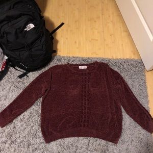 Super Soft Maroon Sweater